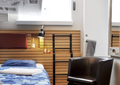 Vandrarhemscell med 2 bäddar på Långholmen