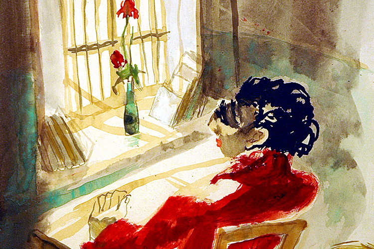 Målning av Isaac Grünewald