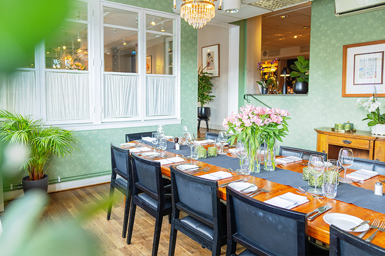 Matsal på Långholmens Wärdshus i Stockholm